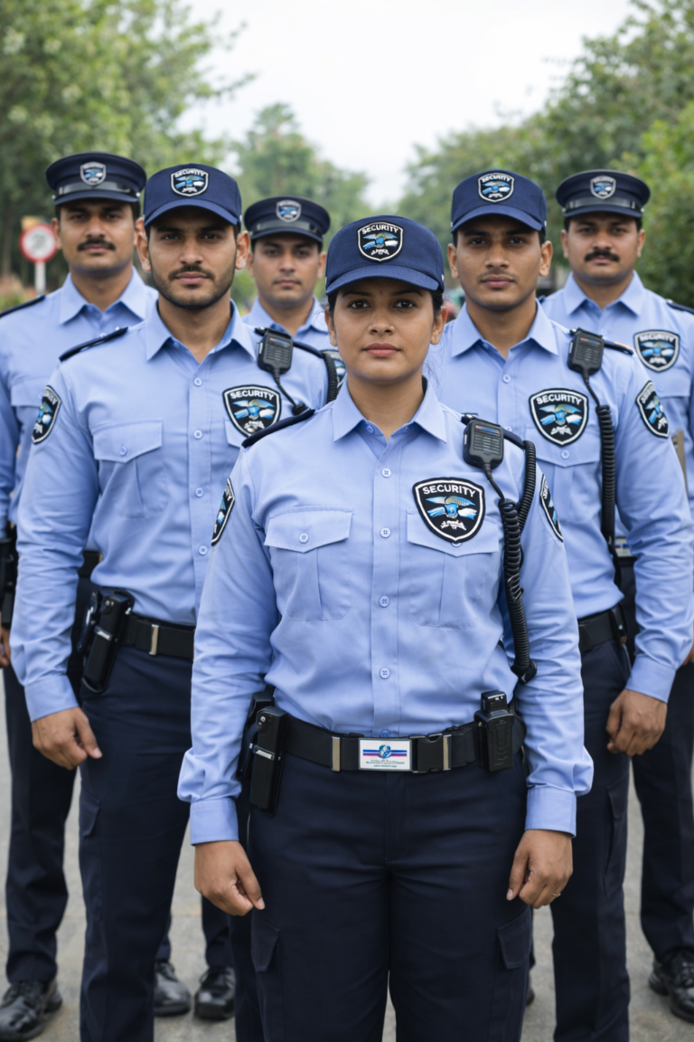 man guarding eagle security